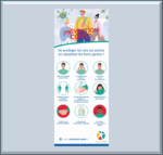 Kakémono GESTES BARRIERES Covid 19