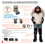 kit simulateur de vieillissement EXCELLENCE PREVENT'EURE- Simuler la vieillesse, Simulation vieillissement