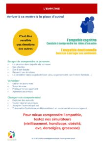 affiche de prevention EMPATHIE 2024