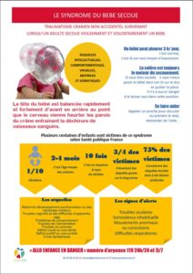affiche syndrome du bebe secoue sbs