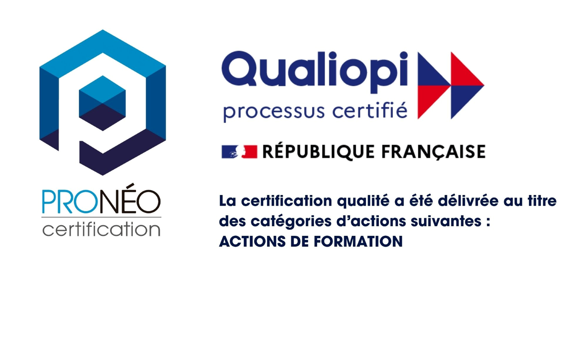 prevent'eure certifié qualiopi par proneo